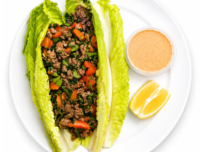 Lean Taco Lettuce Wrap (GF) (HALAL)