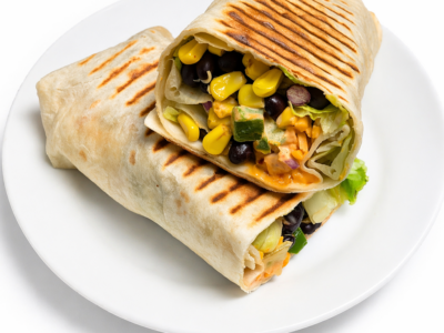 Power Black Bean Wrap (V) (VG)